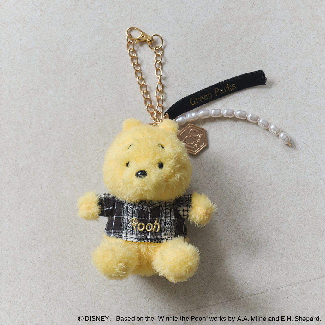 【Disney THE MARKET限定】＜Green Parks＞Winnie the Pooh/バックチャーム Black