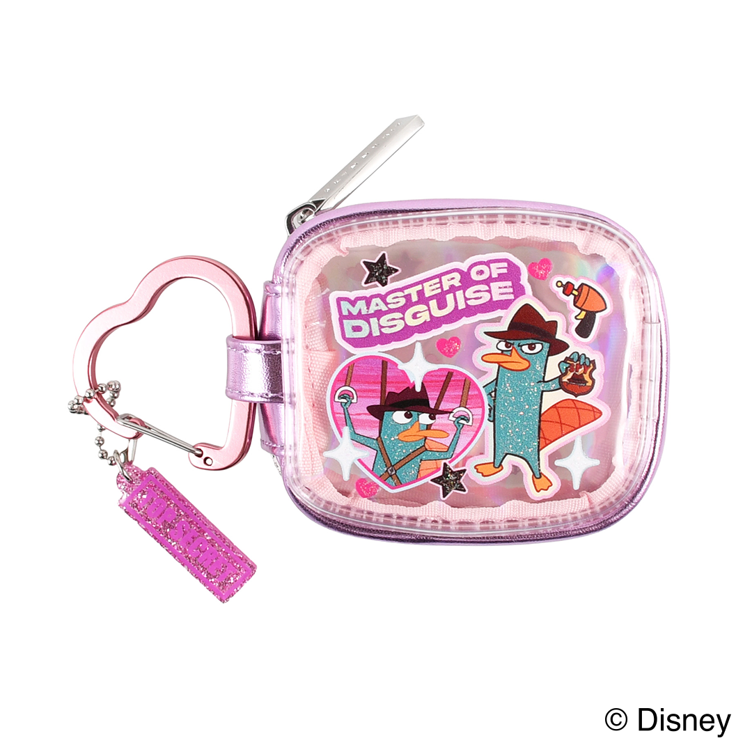 【Disney THE MARKET先行】ワイヤレスイヤホンケース  フィニアスとファーブ　オール／ペリー