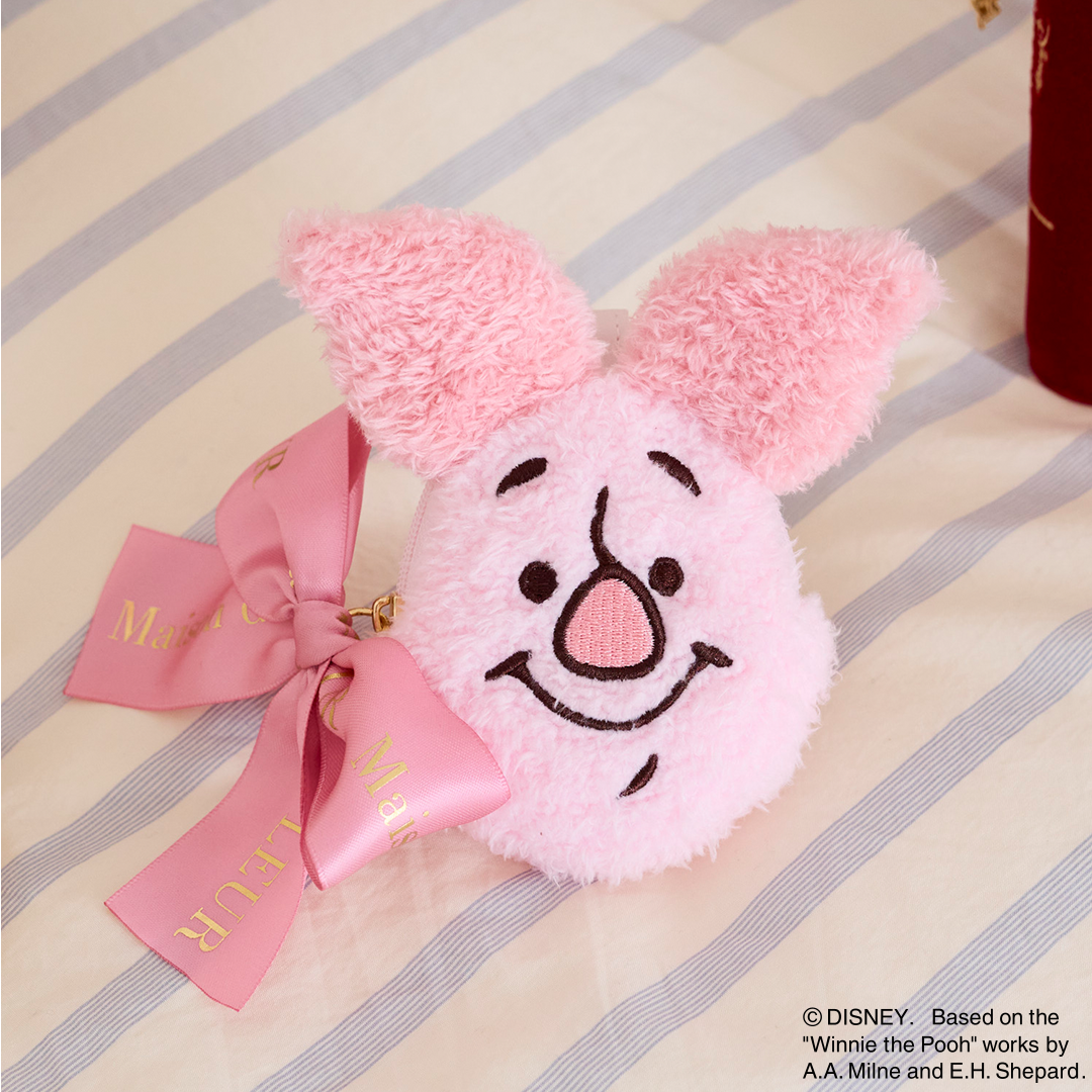 ＜Maison de FLEUR＞フェイスポーチチャーム　Pooh／Piglet