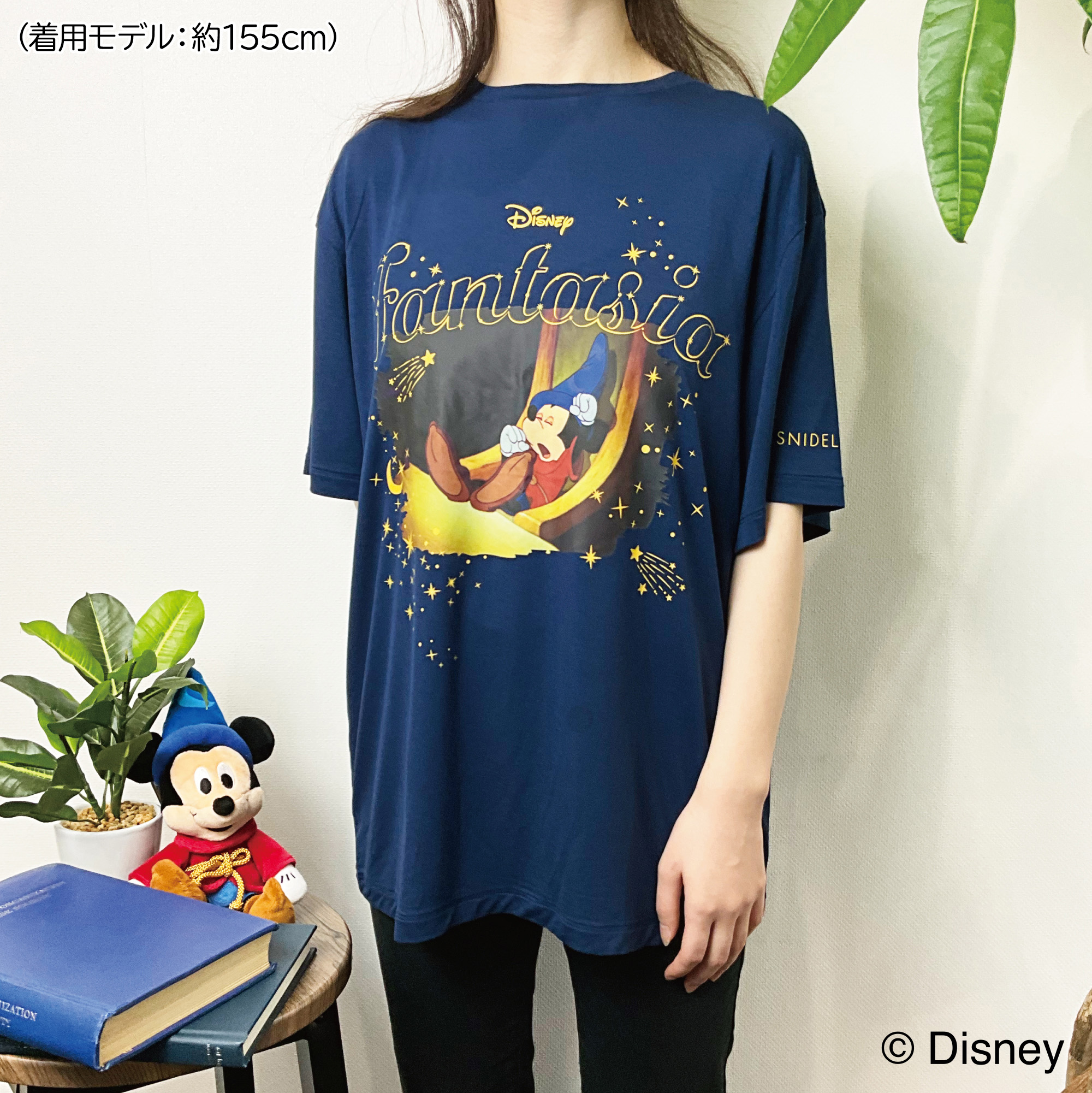 【Disney THE MARKET限定】SNIDEL HOME ファンタジア カットレーヨンTシャツ