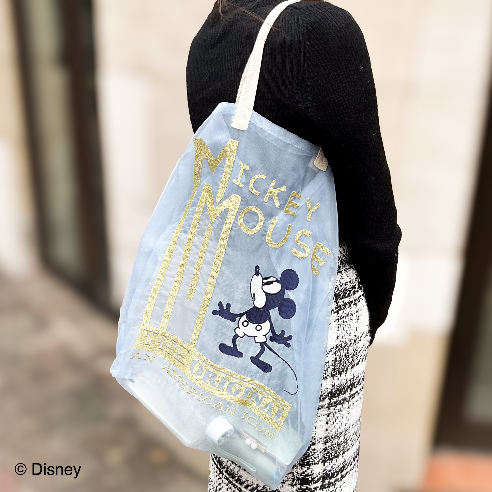 【Disney THE MARKET限定】ブリジット・タナカ ミッキー オーガンジートート