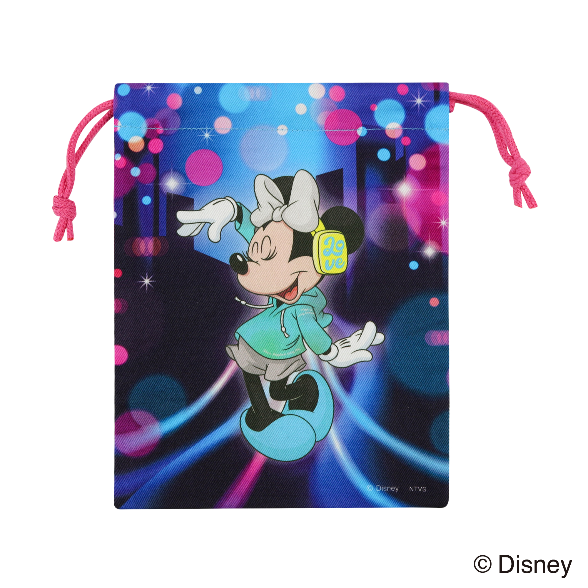 【Disney THE MARKET限定】ミッキー・イン・リアル・ライフ＜ダンス＞巾着 ミッキー＆ミニー