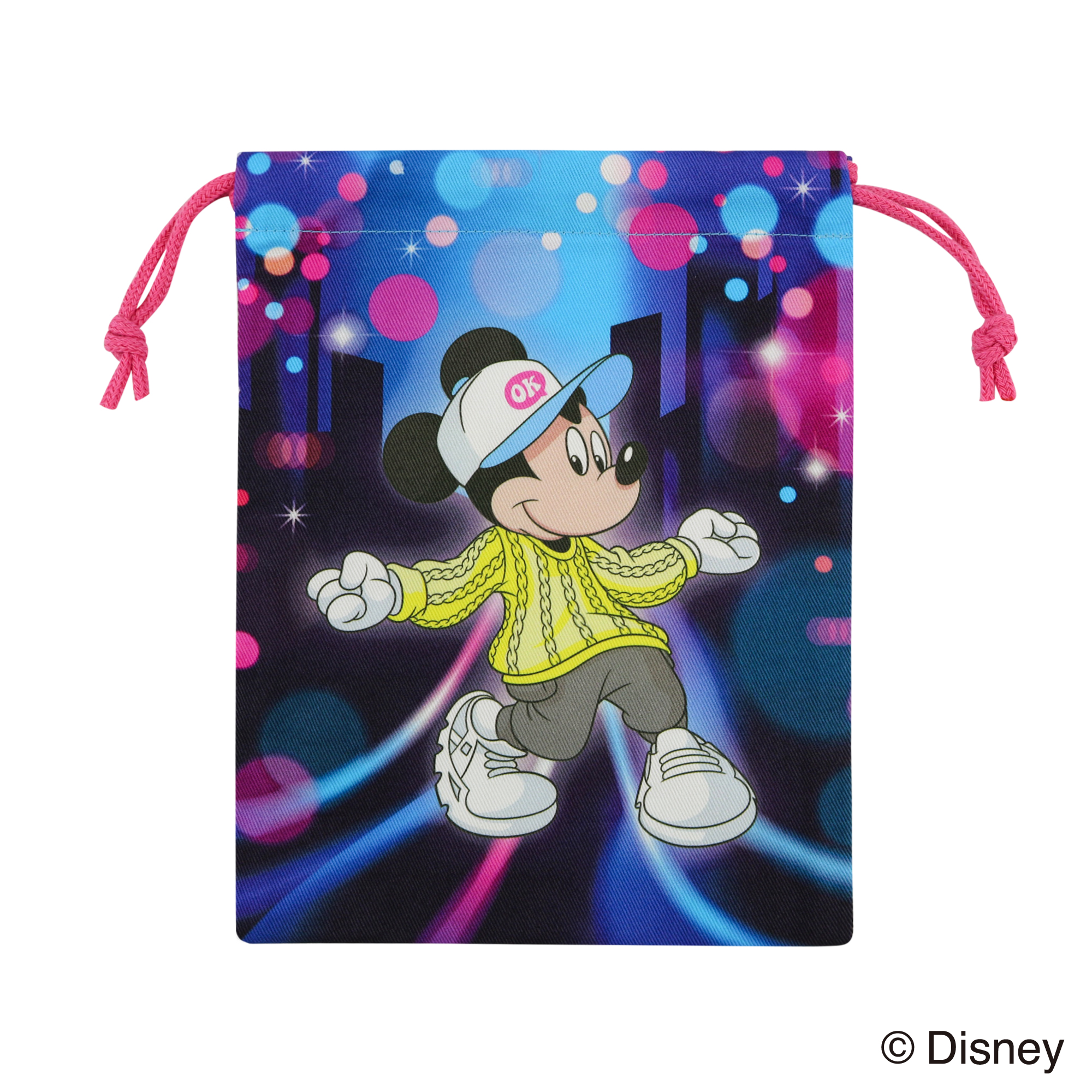 【Disney THE MARKET限定】ミッキー・イン・リアル・ライフ＜ダンス＞巾着 ミッキー＆ミニー