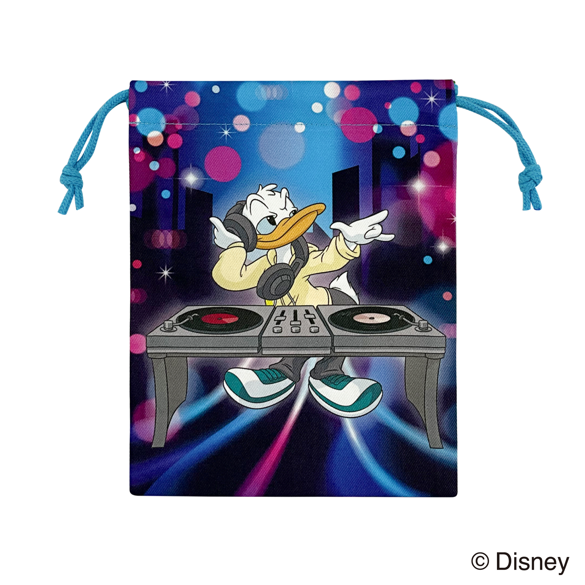 【Disney THE MARKET限定】ミッキー・イン・リアル・ライフ＜ダンス＞巾着 ドナルド＆デイジー