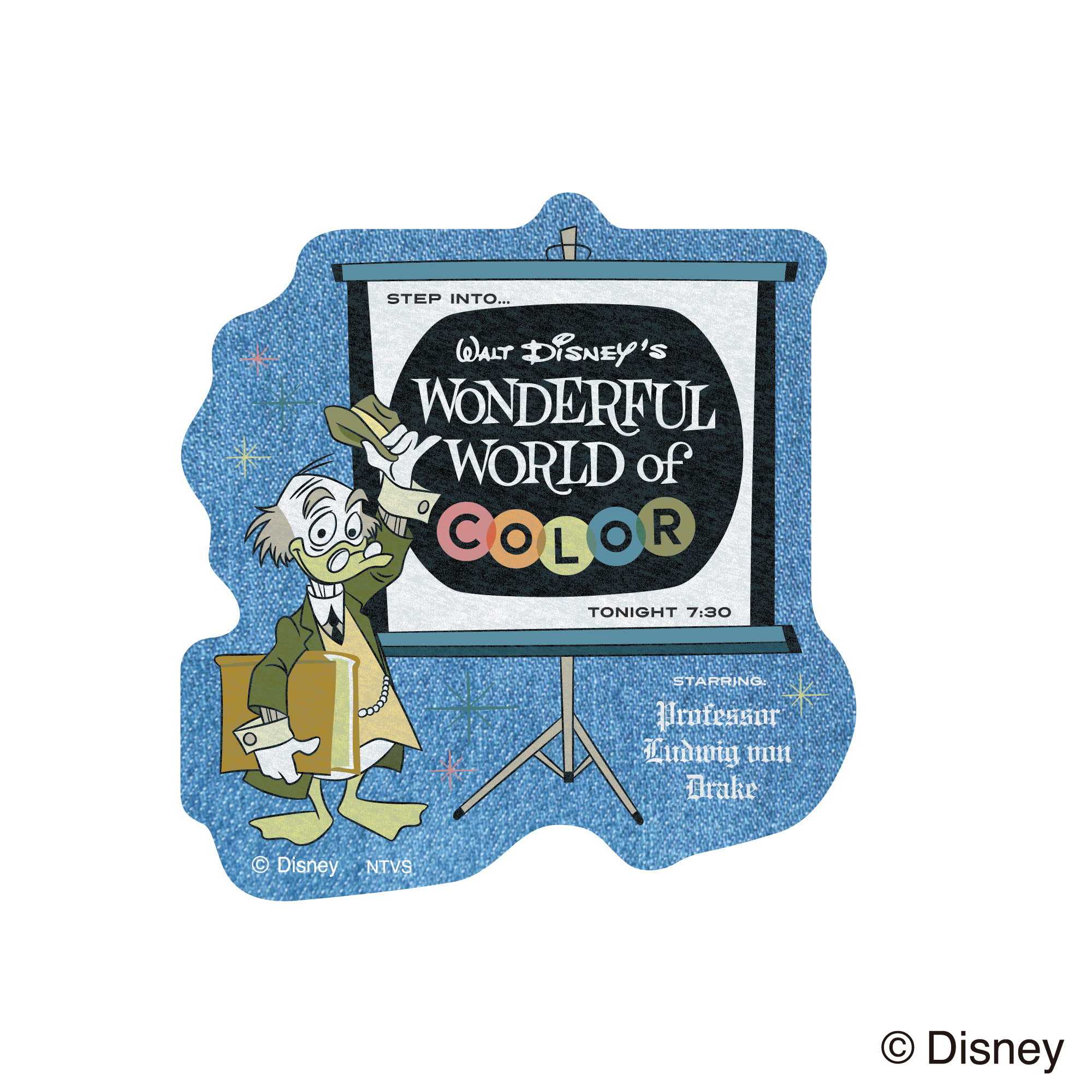 【Disney THE MARKET限定】ワンダフルワールド・オブ・カラー　ステッカー＜スクリーン＞（全2種）