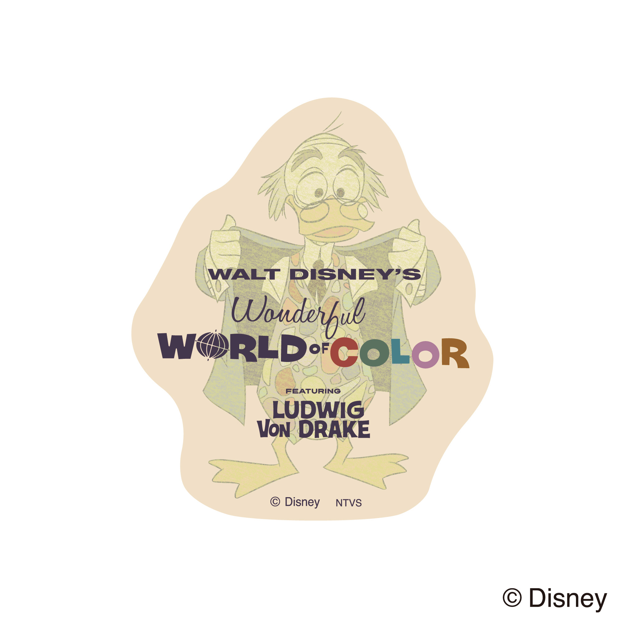 【Disney THE MARKET限定】ワンダフルワールド・オブ・カラー　ステッカー＜スクリーン＞（全2種）