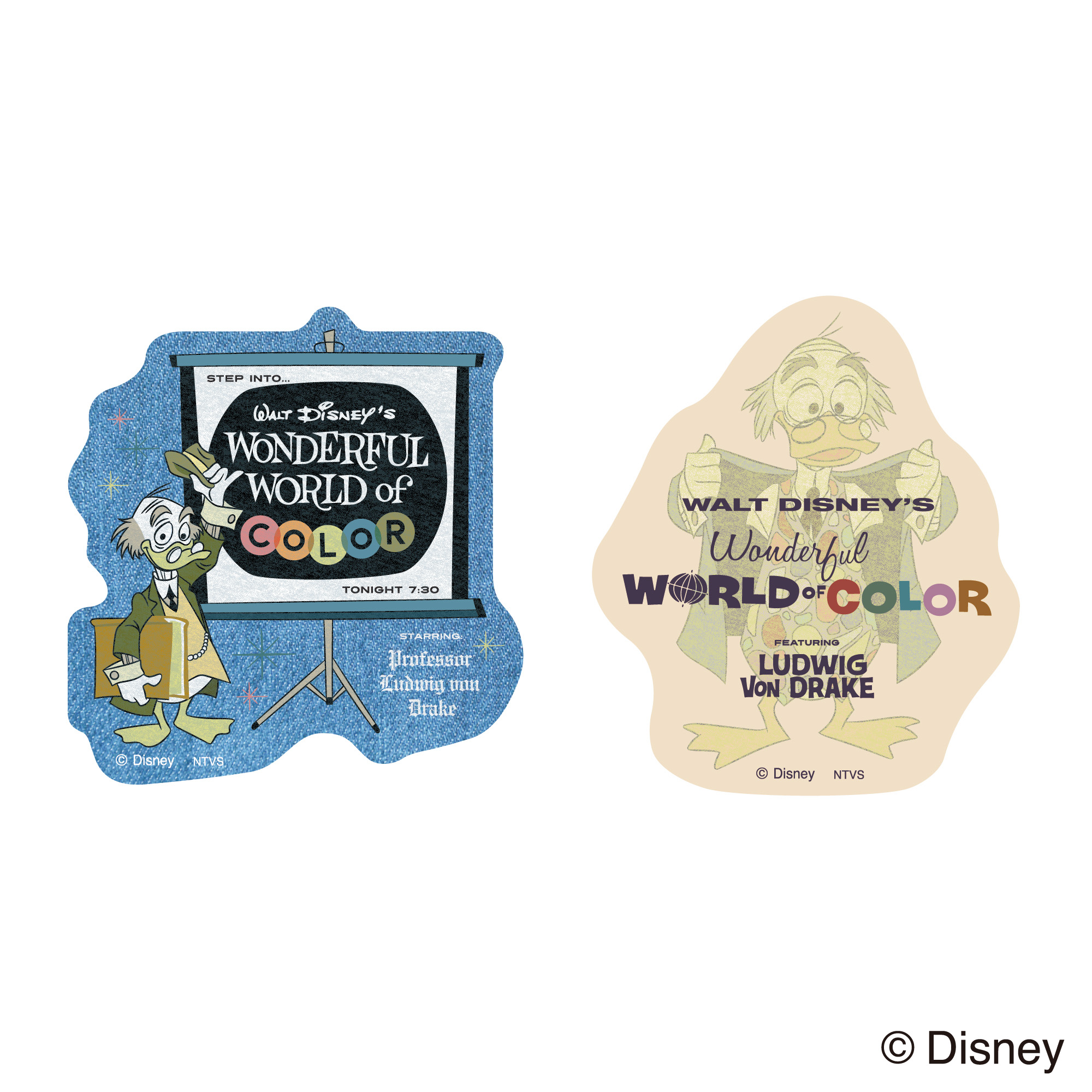 【Disney THE MARKET限定】ワンダフルワールド・オブ・カラー　ステッカー＜スクリーン＞（全2種）