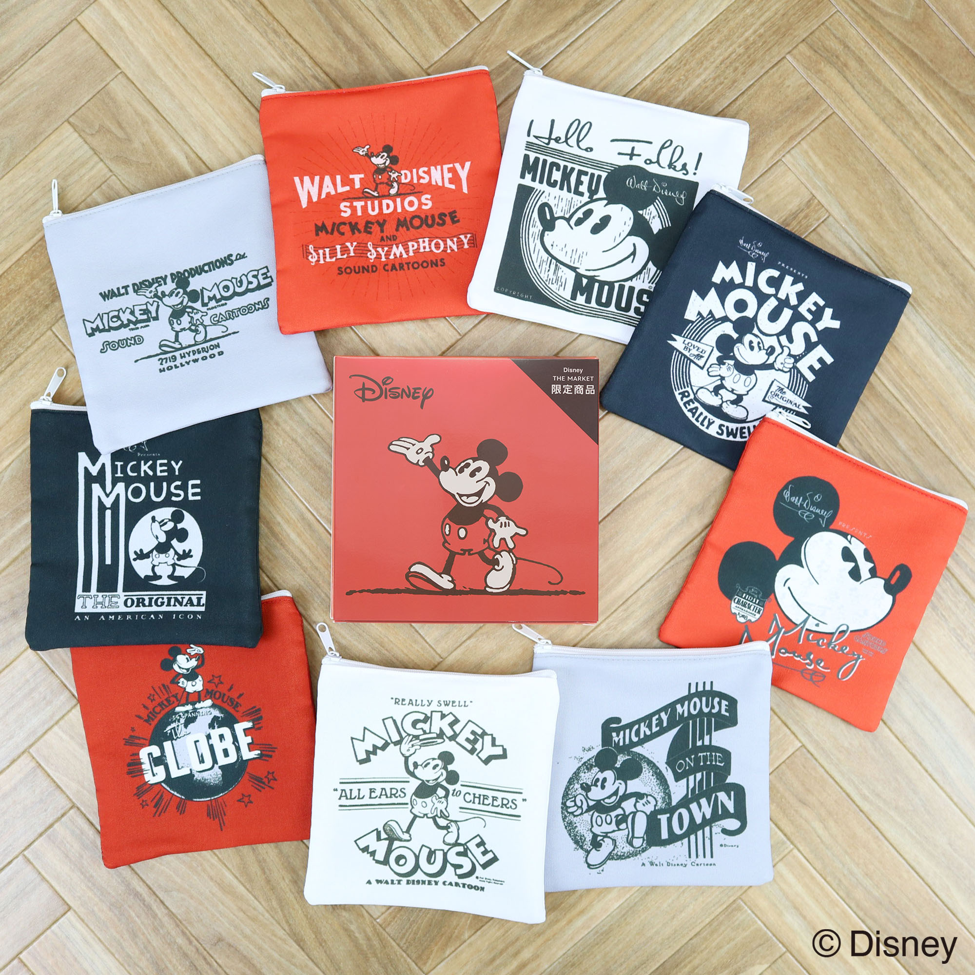 【Disney THE MARKET限定】ポーチコレクション（全9種）