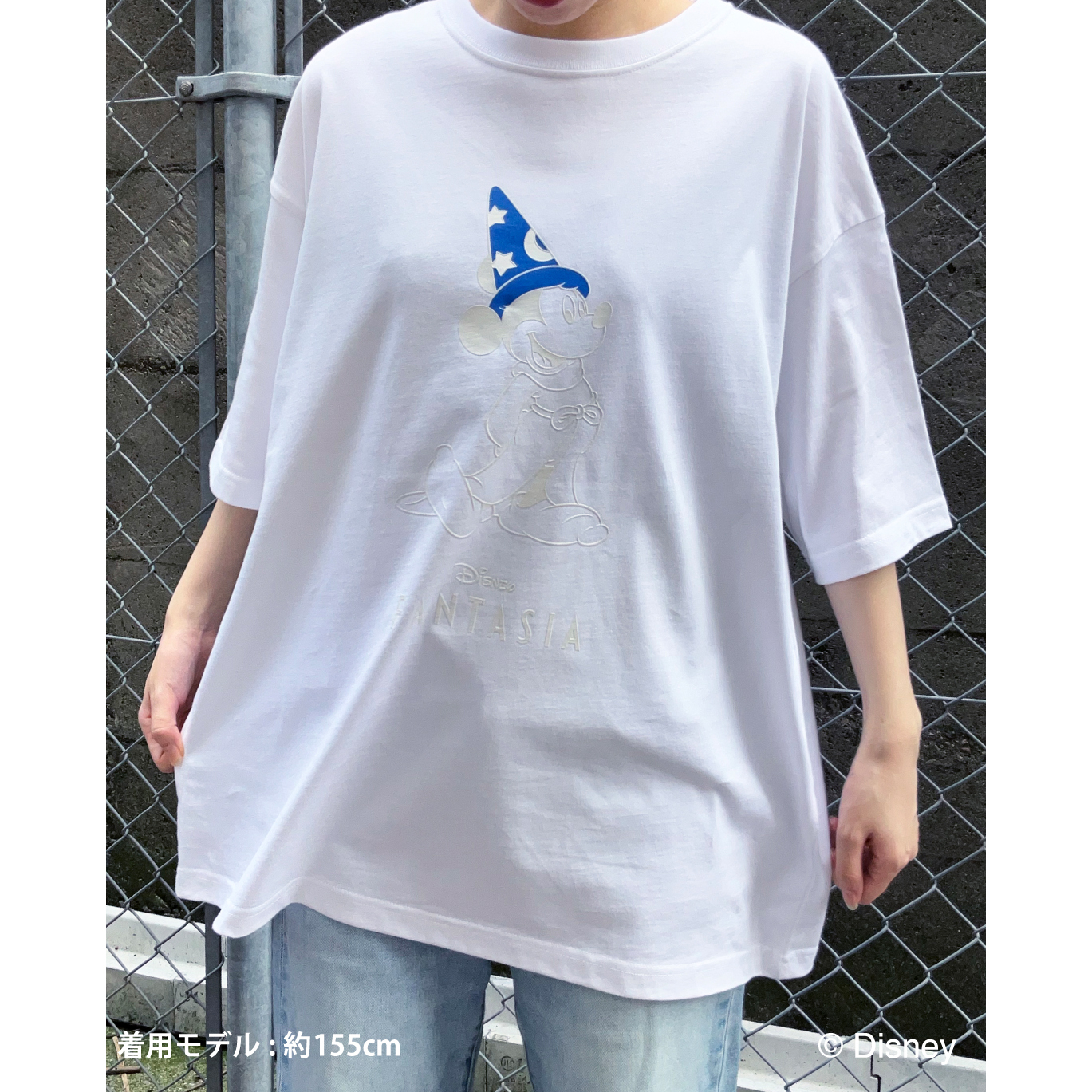 【Disney THE MARKET限定】ファンタジア＜シンプルカラー＞Tシャツ　ホワイト