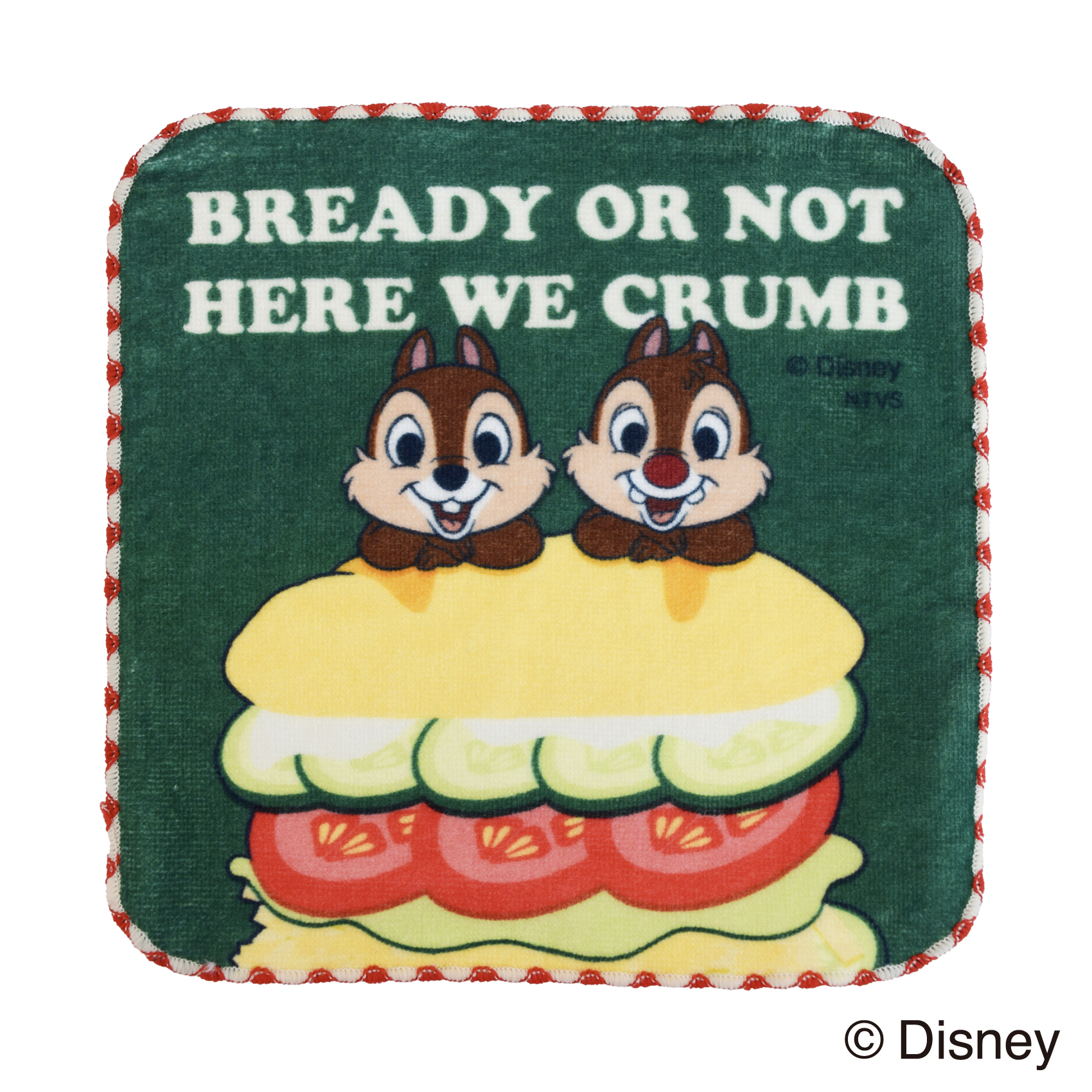 【Disney THE MARKET先行】チップ＆デール　ミニタオル（サンドイッチ）