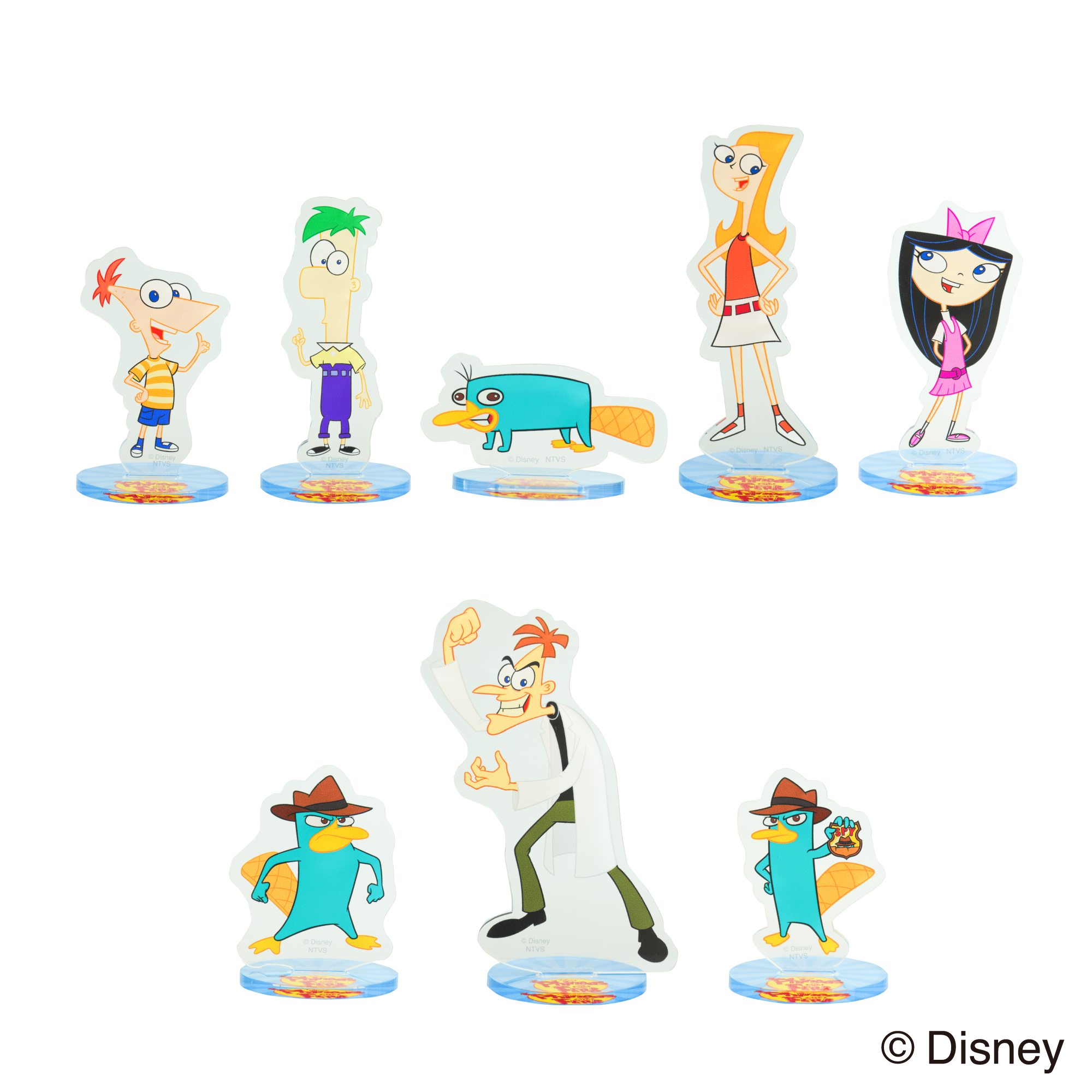 【Disney THE MARKET先行】フィニアスとファーブ　ブラインドアクリルスタンド（全8種）