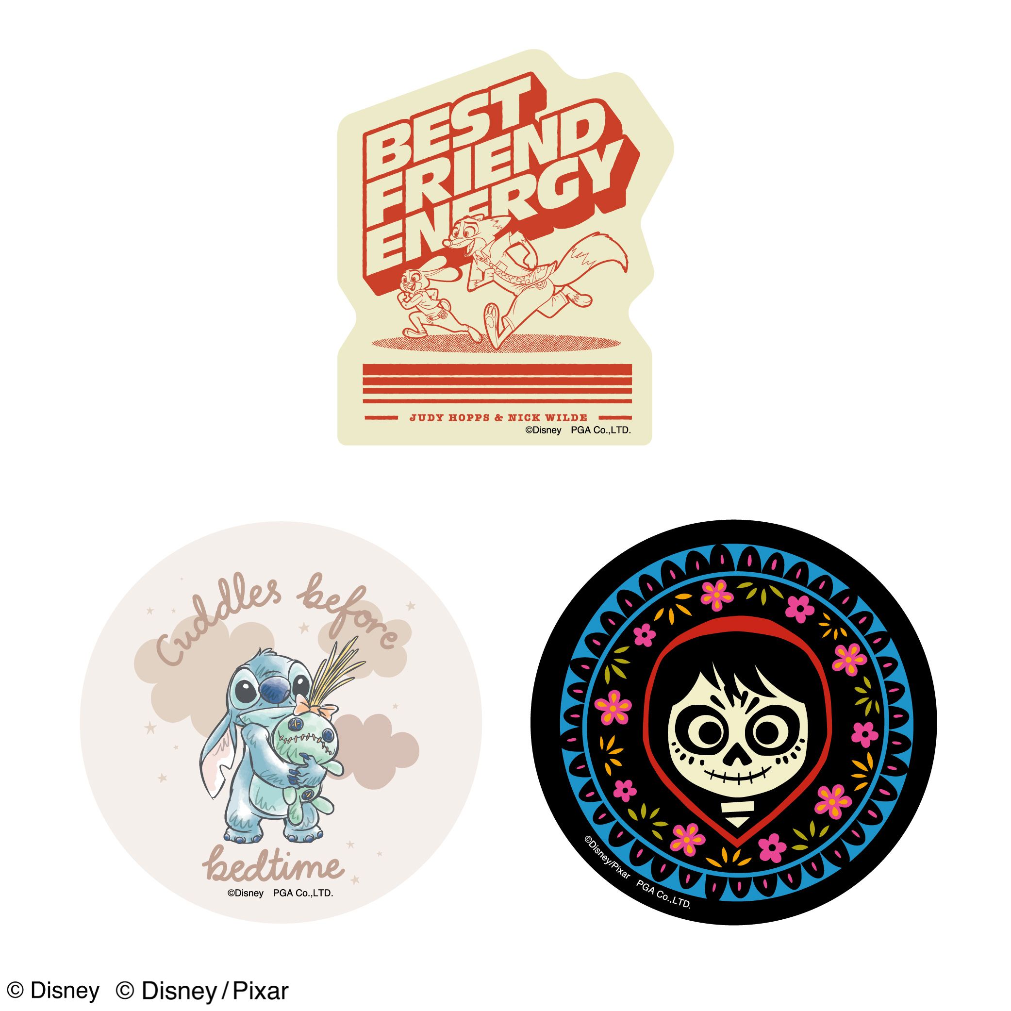 ステッカー［スティッチ］/［ズートピア］/［リメンバー・ミー］