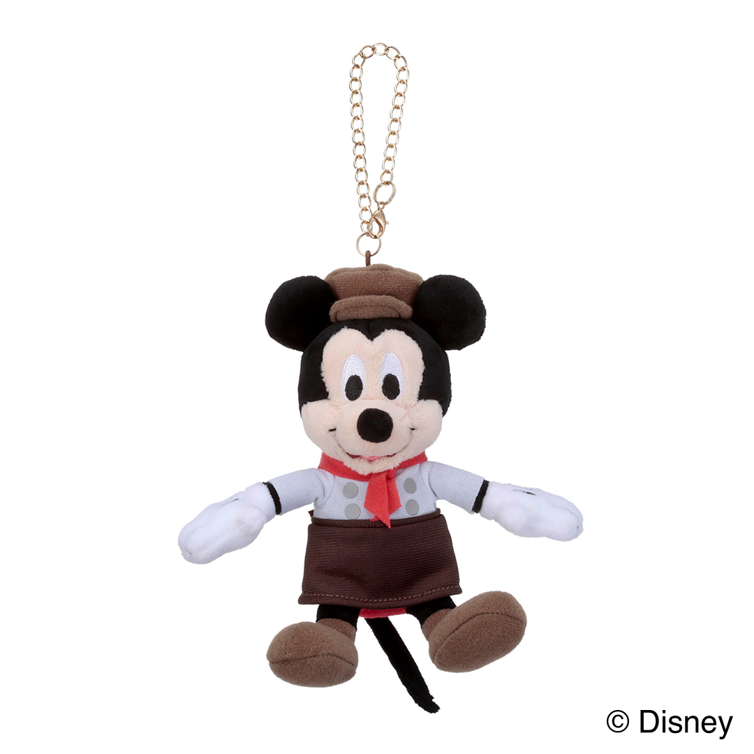 【Disney THE MARKET先行】チェーンストラップマスコット／パン屋コスチューム ミッキーマウス／パン屋コスチューム ミニーマウス