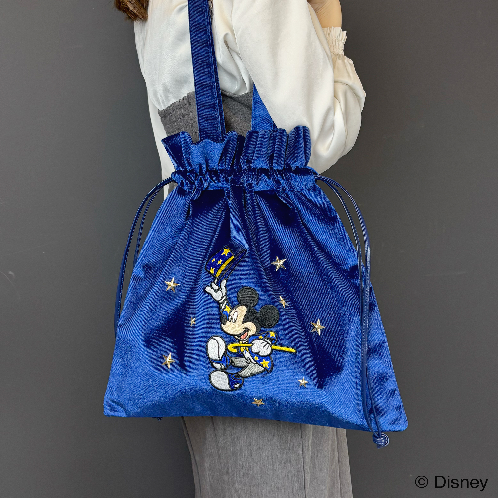 【Disney THE MARKET限定】ミッキー＜スター＞巾着トートバッグ