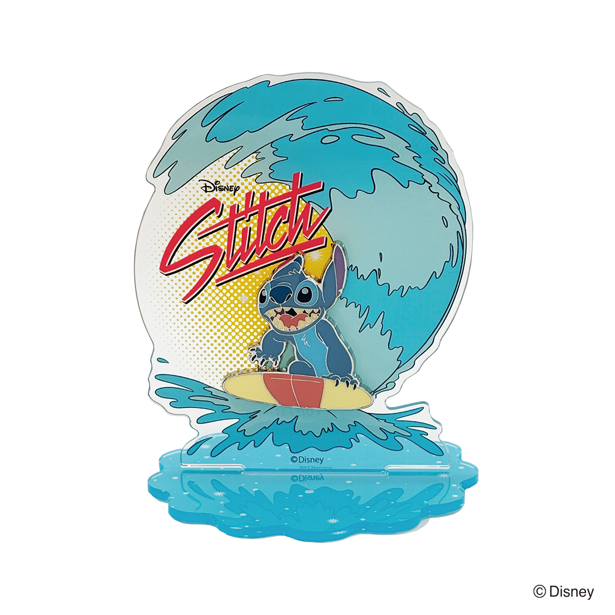 【Disney THE MARKET先行】飾れるピンズ　波乗りスティッチ