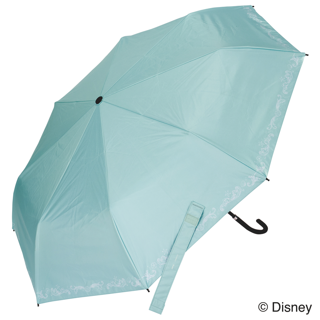 【Disney THE MARKET先行】晴雨兼用両面印刷折りたたみ傘 55cm アリエル