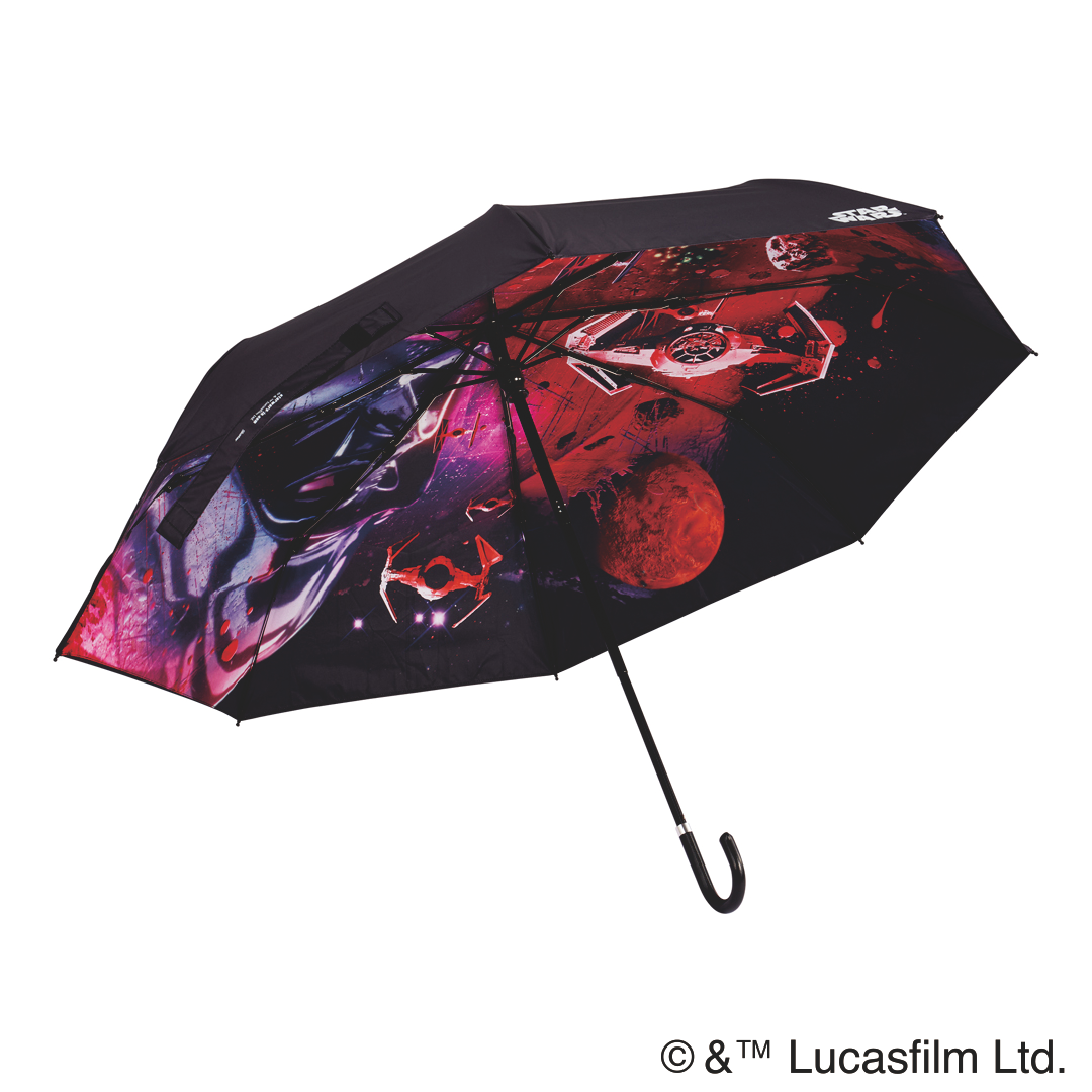 【Disney THE MARKET先行】晴雨兼用両面印刷折りたたみ傘 55cm STAR WARS