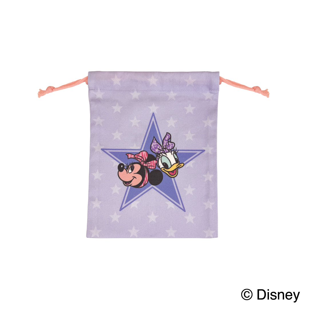 【Disney THE MARKET限定】ミニー＆デイジー＜スター＞巾着
