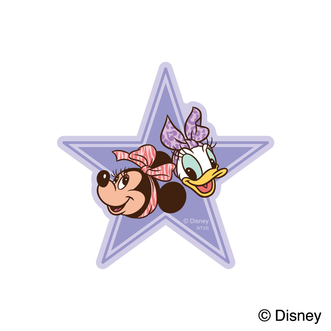 【Disney THE MARKET限定】ミニー＆デイジー＜スター＞ステッカー