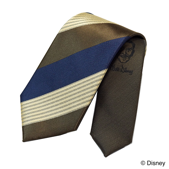 【Disney THE MARKET限定】ウォルト　ストライプチェンジポリネクタイ
