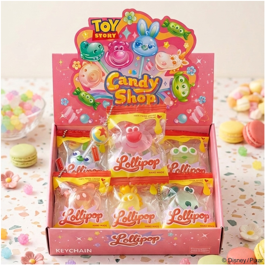 【Disney THE MARKET先行】トイ・ストーリー　マシュぷにスクイーズバッグキーホルダー［ロッツォ］［エイリアン］［バターカップ］［ハム］［レックス］［バニー］